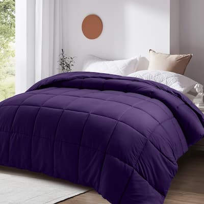 All Season Soft Comforter/Duvet Insert, Quilted and Peach-skin Processes, Machine Washable