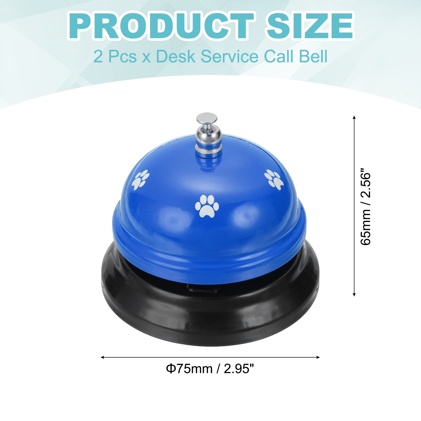 Desk Service Call Bell, Dinner Service Bell Ring for Hotel Restaurant Reception Area and Wedding Party Events