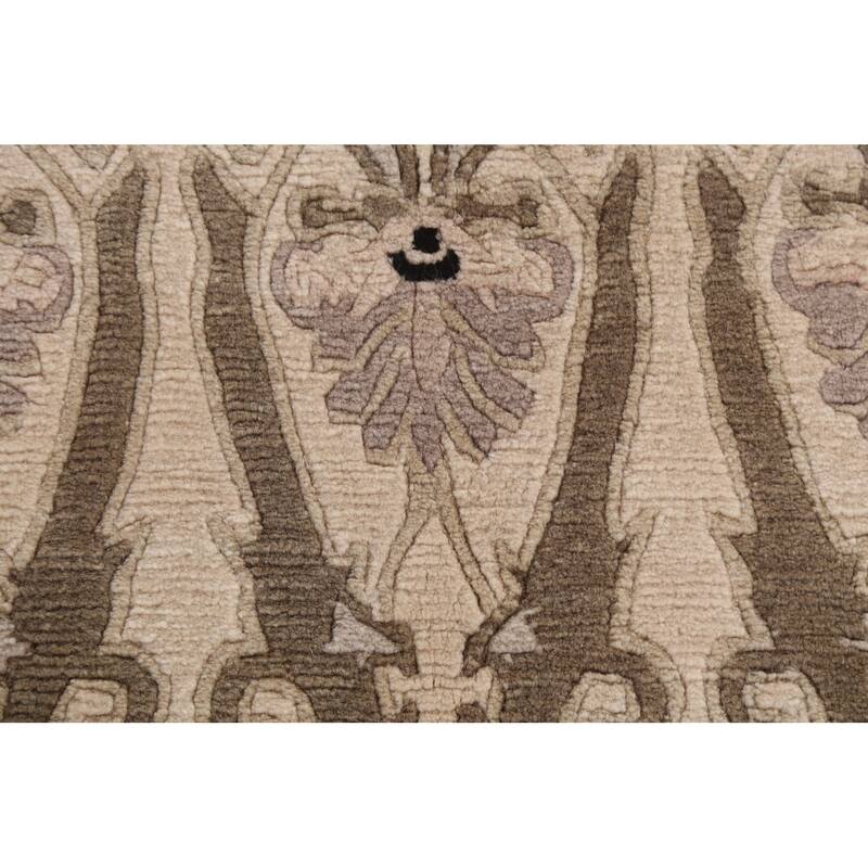 Vegetable Dye Oriental Nepalese Wool Area Rug Hand-knotted Carpet - 3'1" x 5'1"