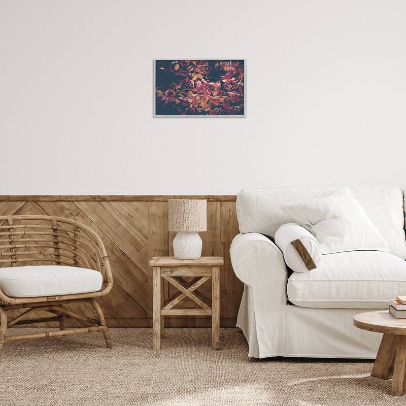 Stupell Dusky Forest Leaves Framed Giclee Art Design By Gemma Bardot