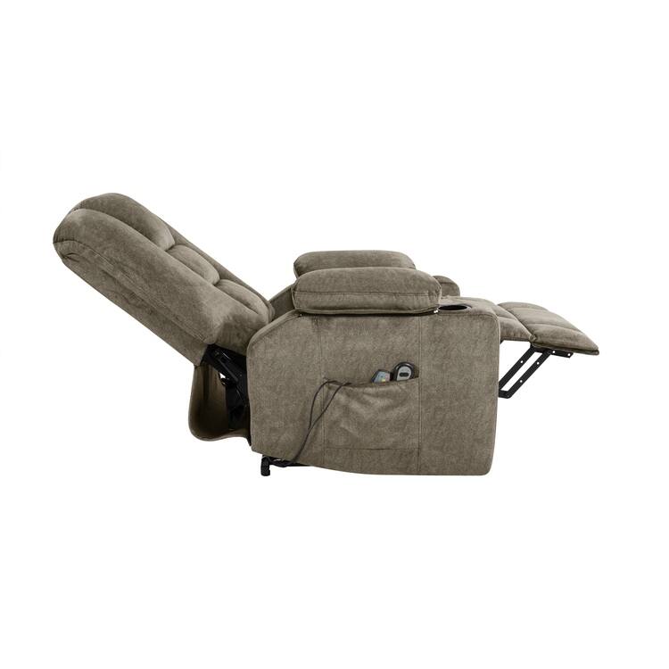 Plush Power Lift Recliner Chair with Massage and Heat