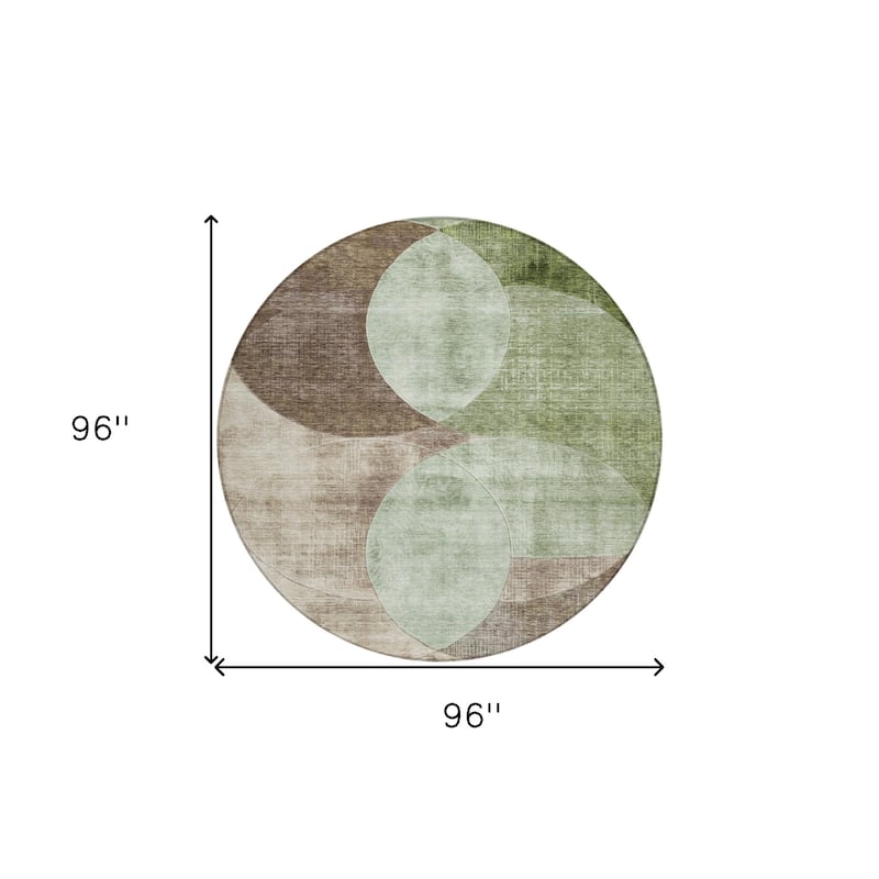 HomeRoots Geometric Transitional Rectangle Outdoor Rug