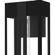 preview thumbnail 4 of 3, Matte Black Outdoor Wall Lantern from the Boswell Collection