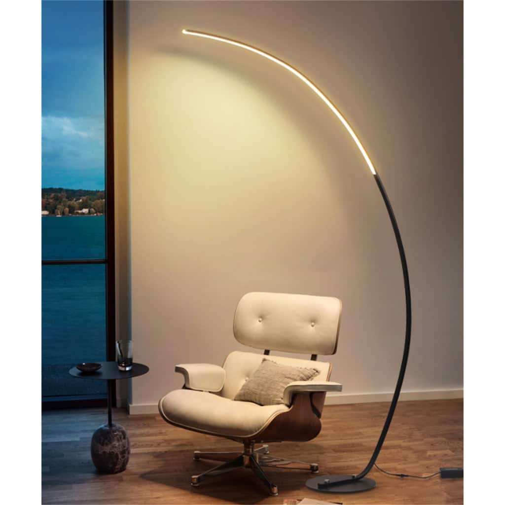 62.99 Inches Metal Arched Floor Lamp