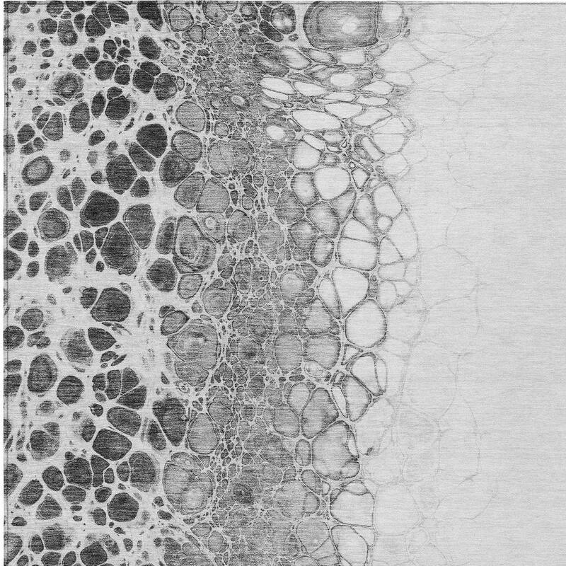 HomeRoots Abstract Transitional Rectangle Outdoor Rug