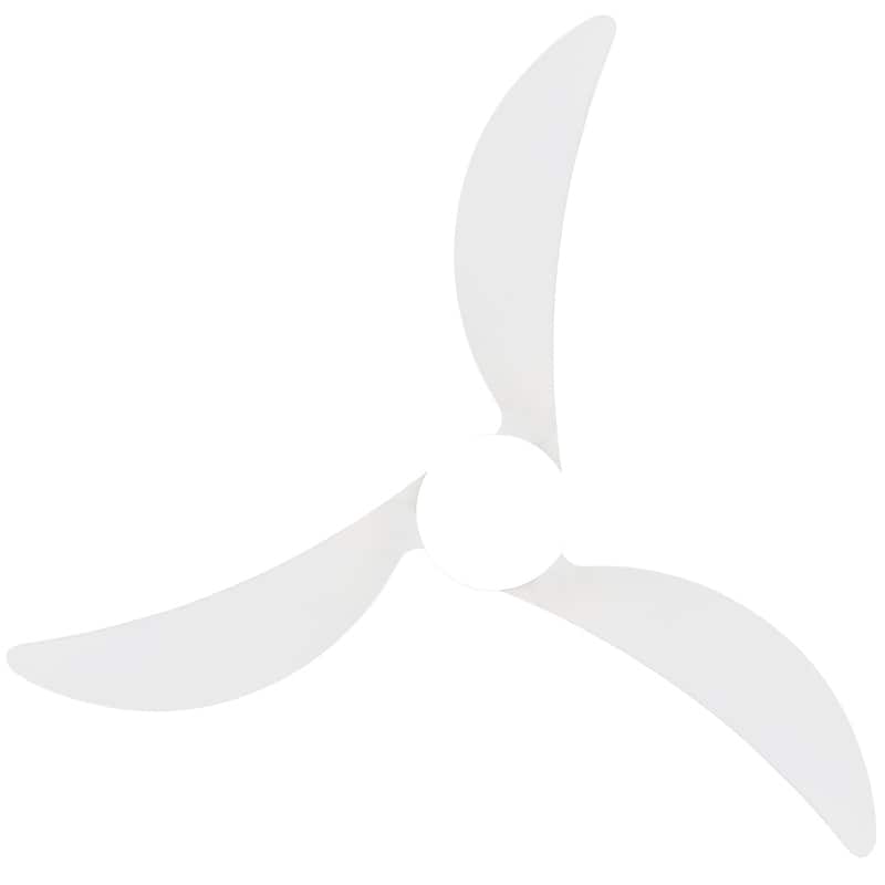 Sofucor 42 Inch Low Profile Flush Mount Ceiling Fan with Light, Remote Control, 5 ABS Blades,Reversible Quiet DC Motor