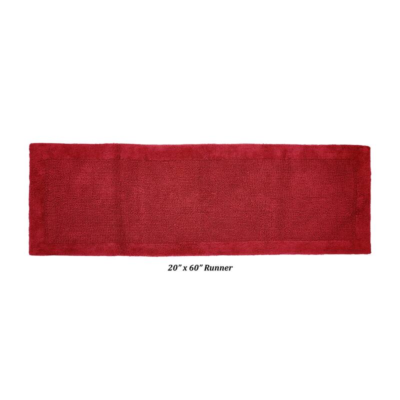 Better Trends Bath Rugs 100% Cotton Tufted Soft & Water Absorbent Bathroom Rug for Shower, Sink Bath Mats Edge Collection