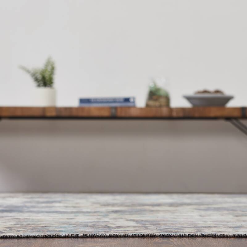 Earth Tones/Blues Area Rug