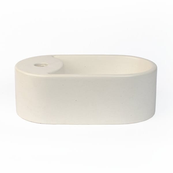 Concretti Designs Handmade Chicago Concrete Vessel Sink/Washbasin w/ Faucet  Hole. - On Sale - Bed Bath & Beyond - 32010852