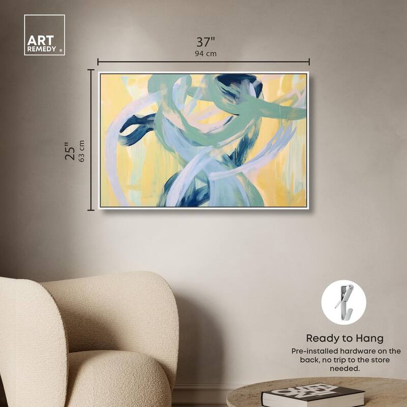 Entangled Embrace I Canvas by Art Remedy