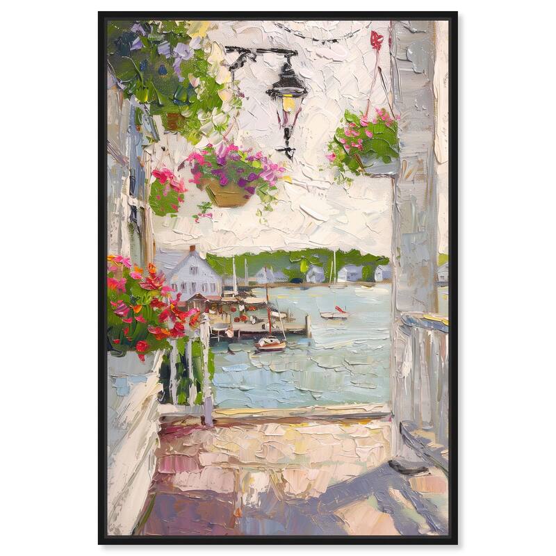 Harbor Hideaway II Canvas by Art Remedy - Black - 24" x 36"