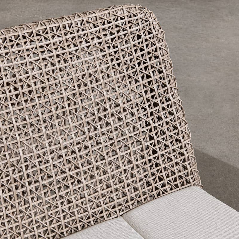 Classic Home Michelle Wicker Outdoor Accent Chair