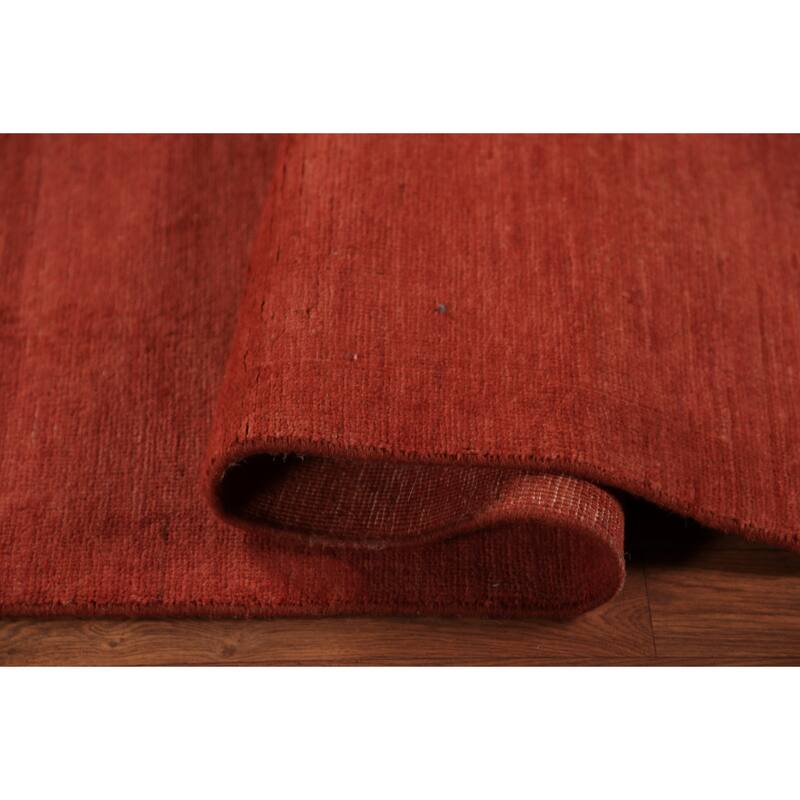 Gabbeh Oriental Runner Rug Hand-Knotted Wool Carpet - 2'9" x 12'10"
