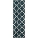 preview thumbnail 96 of 145, SAFAVIEH Hudson Shag Ariola Trellis 2-inch Thick Rug 2'3" x 10' Runner - Slate Blue/Ivory