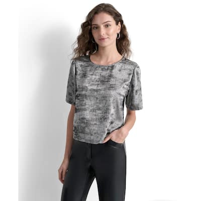 Dkny S/s liquid velvet to