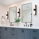 preview thumbnail 3 of 10, Dimmable LED Wall Sconce - Matte Black T-Shaped Frosted Acrylic - 5 x 18 Inch(WxH)