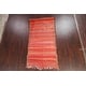 preview thumbnail 13 of 13, Vintage Tribal Moroccan Oriental Staircase Runner Rug Wool Flat-weave - 4'3" x 8'7"