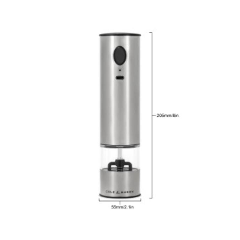 Cole & Mason Battersea USB Electronic Salt & Pepper Mill 8"