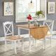 Simple Living Country Cottage Drop-Leaf Dining Table