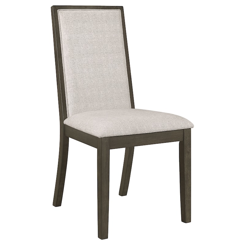 Kelly Dark Grey Upholstered Dining Side Chair (Set of 2)