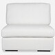 preview thumbnail 1 of 4, Uttermost Refuge Armless Arctic White Sofa - 30"Hx 40"Wx 37.5 "D
