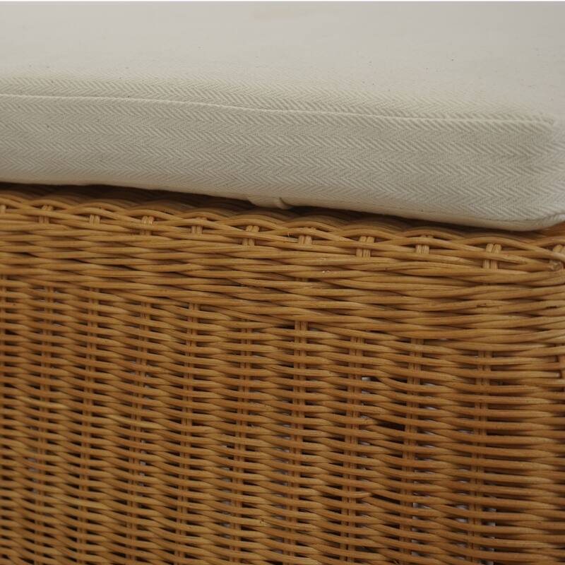 SAFAVIEH Couture Hylda Rattan Bench - 48"W x 24"D x 20"H