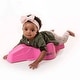 preview thumbnail 7 of 10, Crawligator Tummy Time Mobility Toy Pink