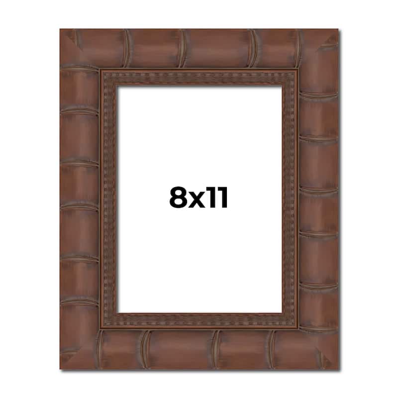 8x11 Frame Pewter Solid Wood Picture Frame Width 1.625 Inches | Interior Frame Depth 0.6875 Inches