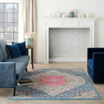 Nourison Passion Modern Persian Center Medallion Area Rug