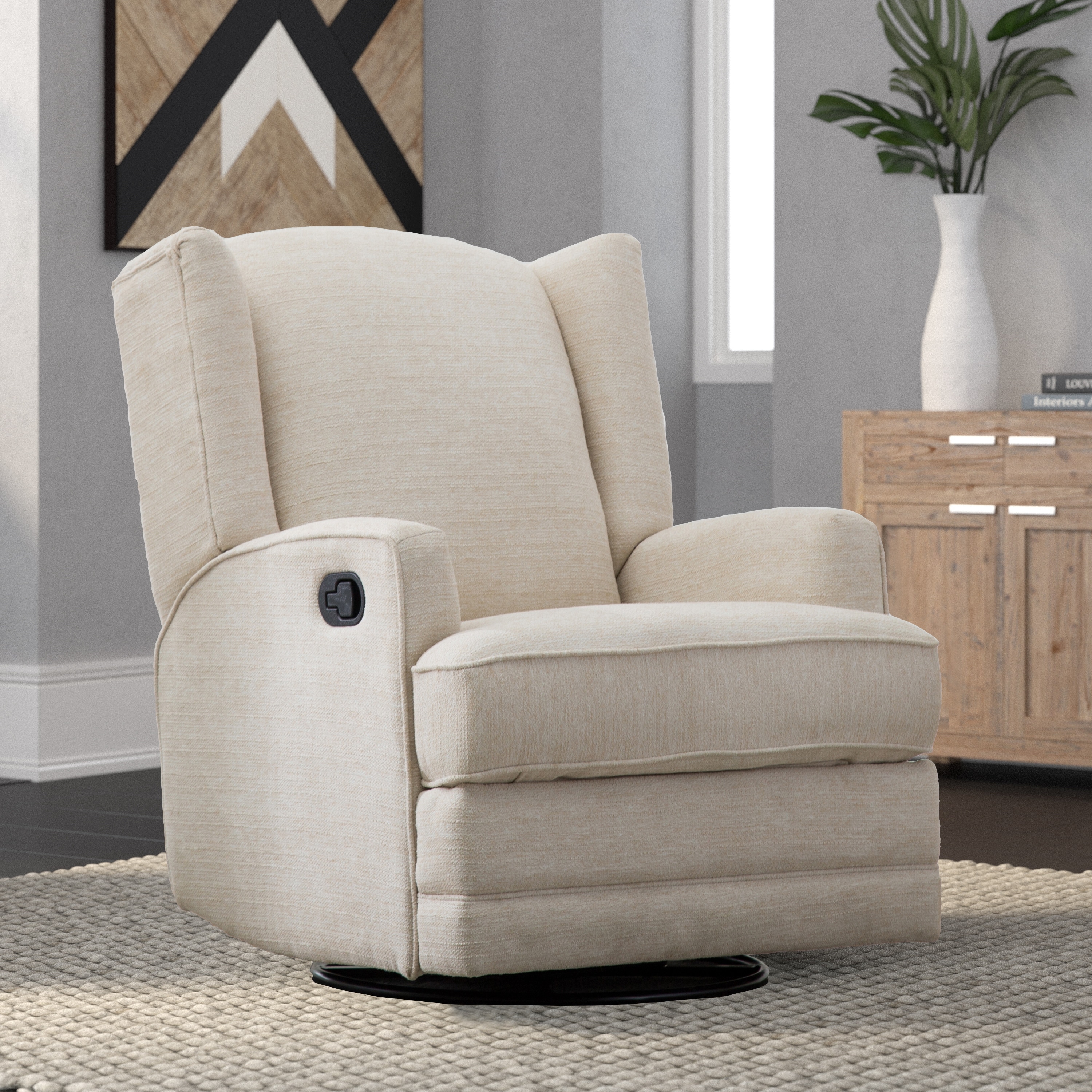 Modern hotsell swivel glider