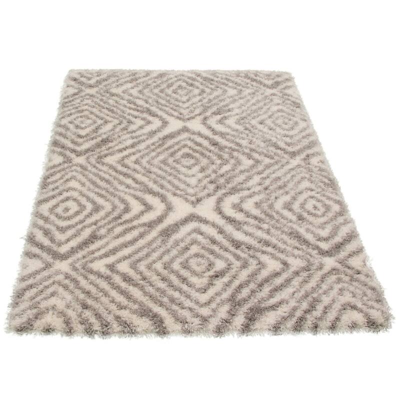 ECARPETGALLERY Agadir Abstract Contemporary Shag Rug