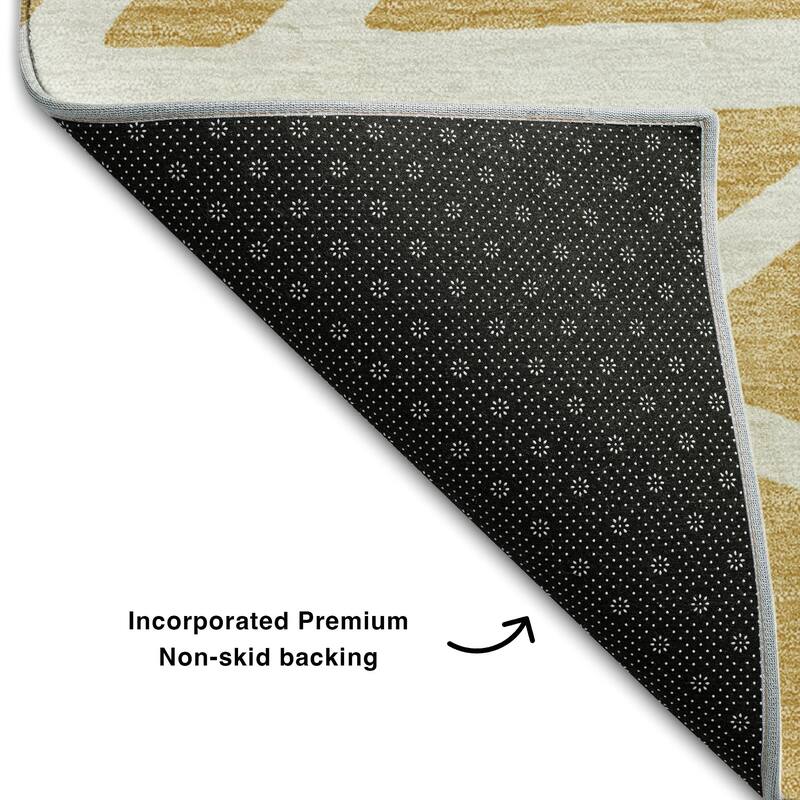Premium Washable Super Soft Contemporary Harvey Mayfield Rug