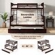 preview thumbnail 9 of 18, Costway Twin Over Full Bunk Bed with Trundle Ladder Safety Guardrails - See Details