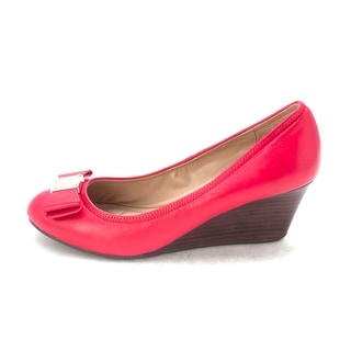 Cole Haan Womens 14A4337 Closed Toe Wedge Pumps Tango Red Size 6.0 Cole Haan Womens 14A4337 Closed Toe Wedge Pumps Tango Red Size 6.0