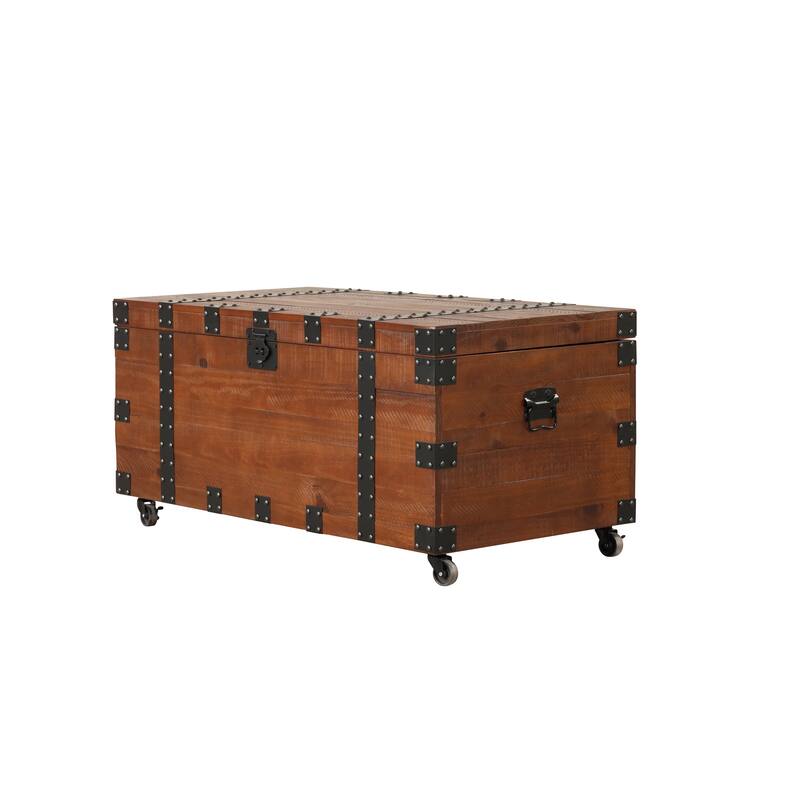 Brenton Natural Reclaimed Wood 41" Trunk Table