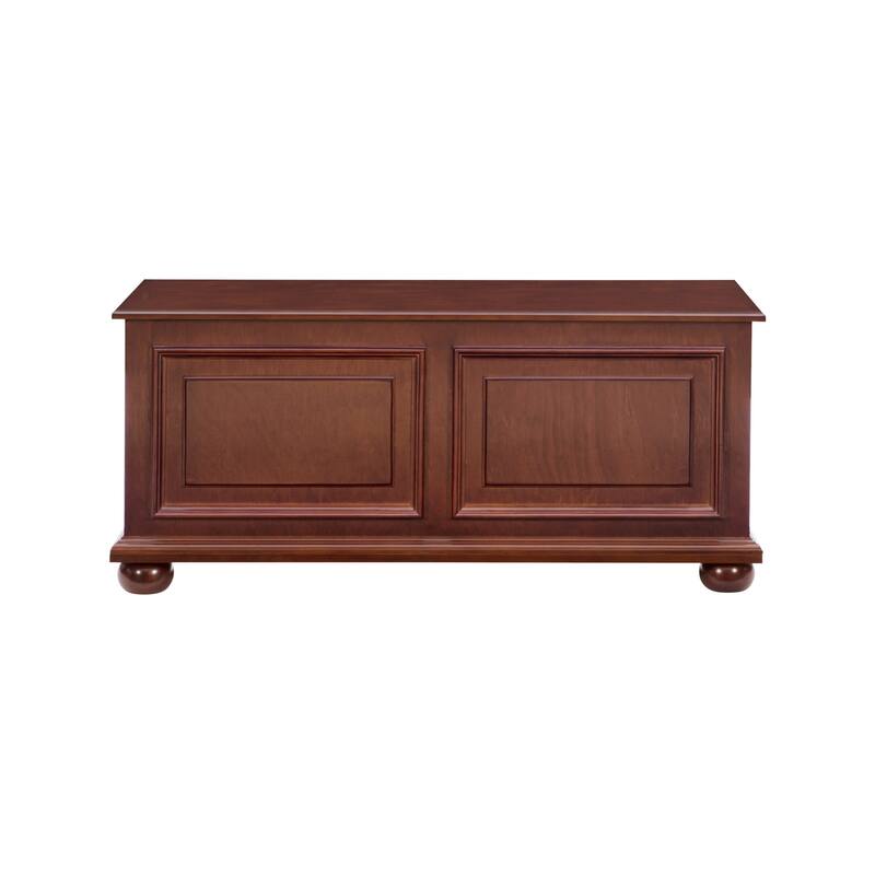 Solid Rectangular Storage Chest - 40.5" - Cherry Finish