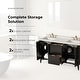 preview thumbnail 73 of 168, Gabi Bathroom Vanity with White Engineered Stone Top