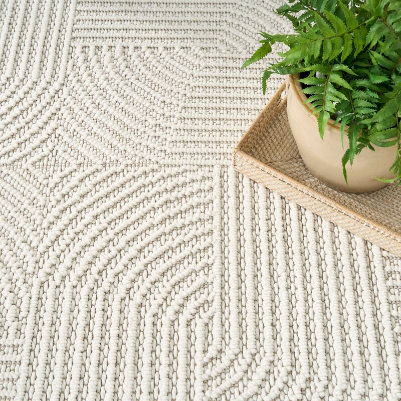 Nourison Textured Home Indoor only Geometric Area Rug