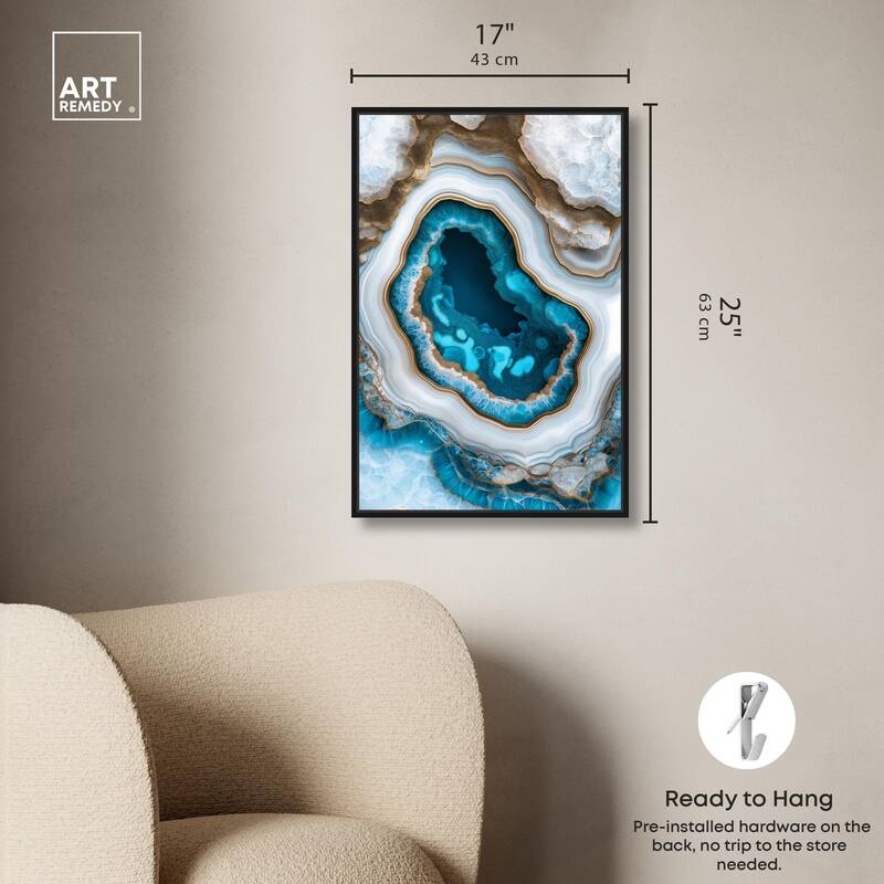 Gilded Geode Eye III Canvas by Art Remedy