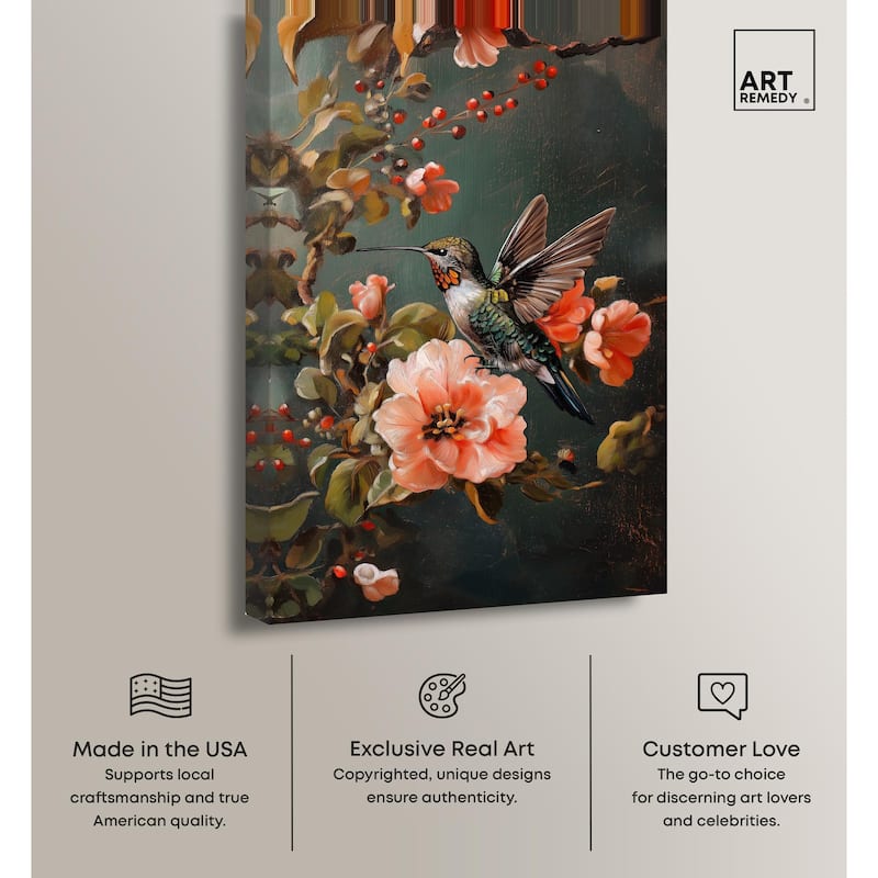 Whirring Wings I Canvas by Art Remedy, Gallery Wrapped