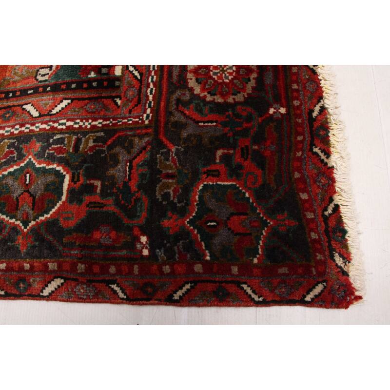 ECARPETGALLERY Hand-knotted Sarabi Red Wool Rug - 7'1 x 9'9