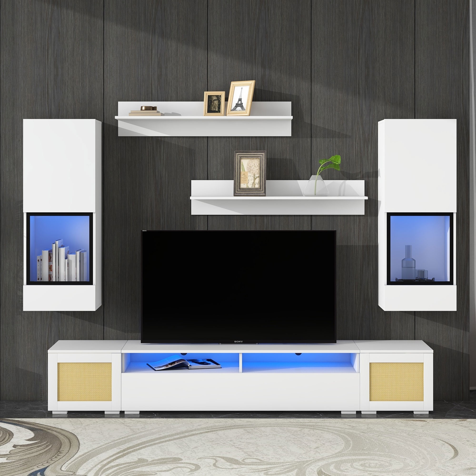 Led store media console