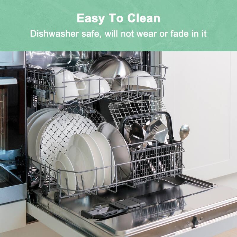 2-Pack Cooling Rack, Round Stainless Steel Baking Rack Silver