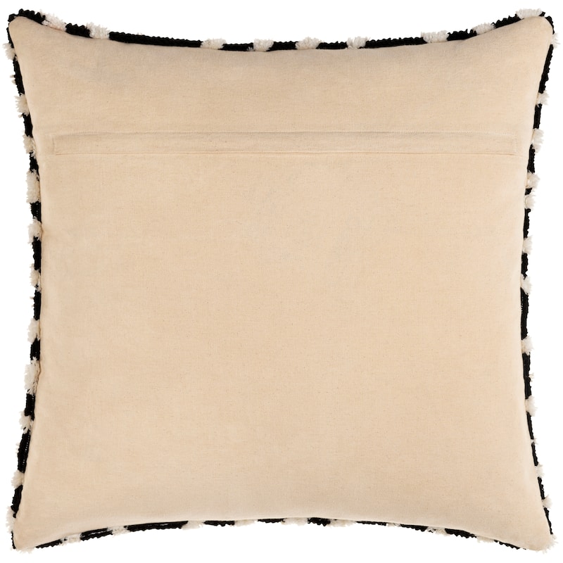 Darza Bold Geometric Knitted Throw Pillow