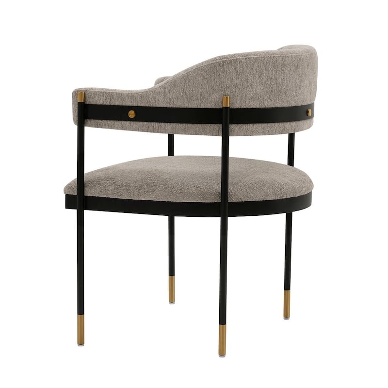 Manhattan Comfort Modern Lia Boucle Dining Armchair