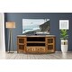 preview thumbnail 1 of 3, Chic Teak Waxed Teak Wood Belize Buffet / Entertainment Center