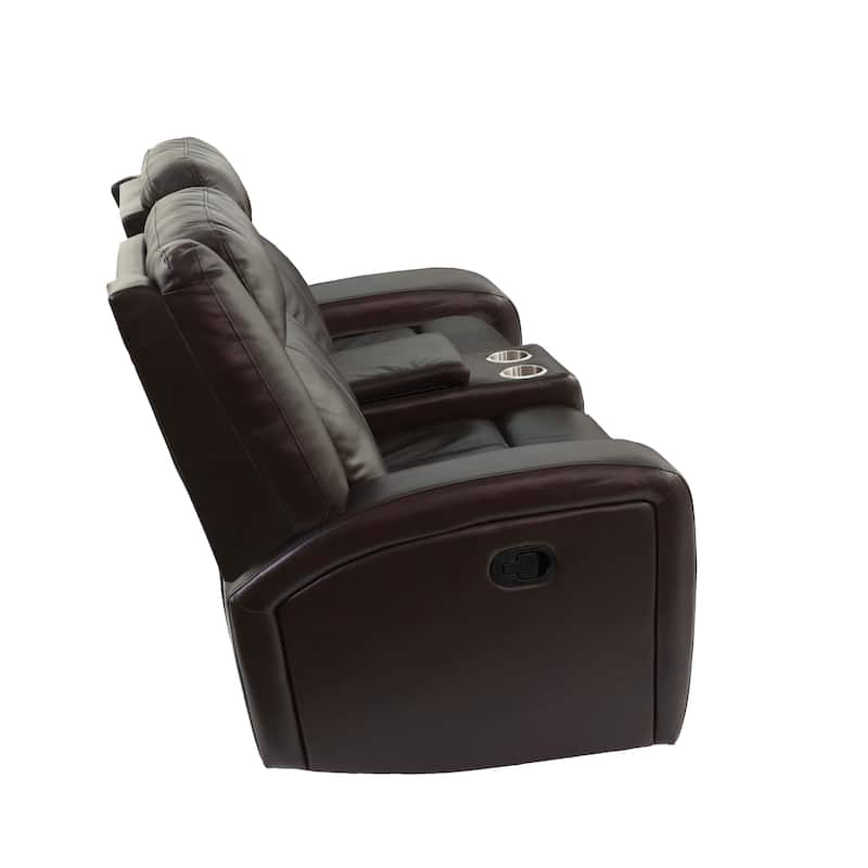 Motion Loveseat In Dark Brown