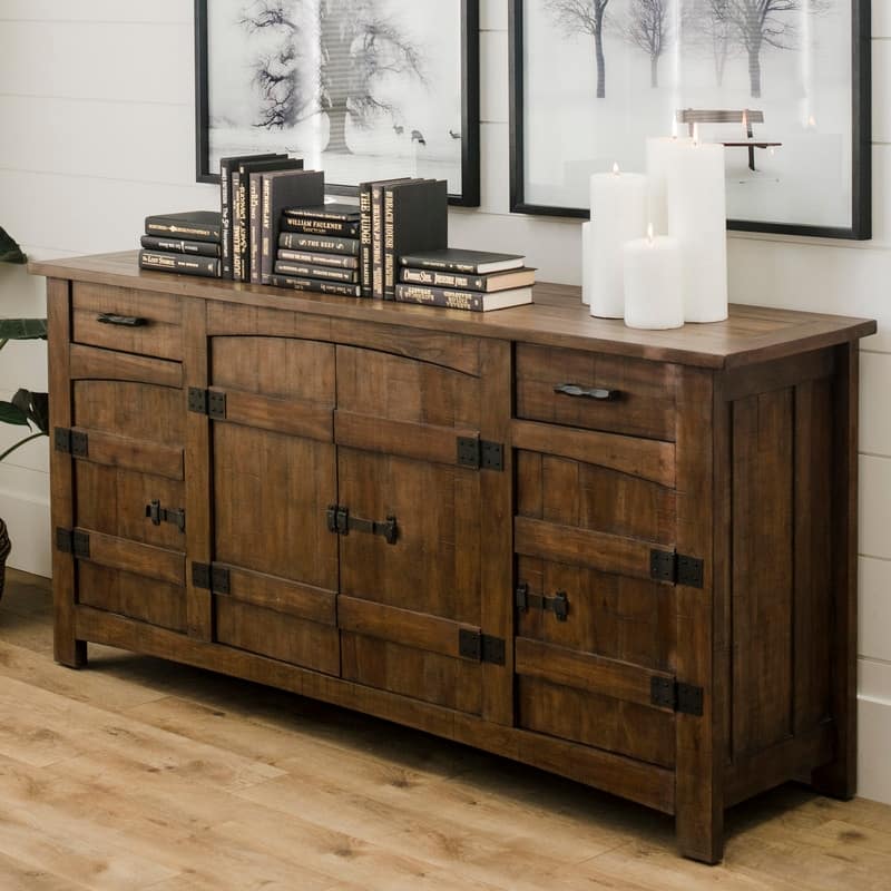 Hudson Dark Antique Bronze Large Cabinet - N/A