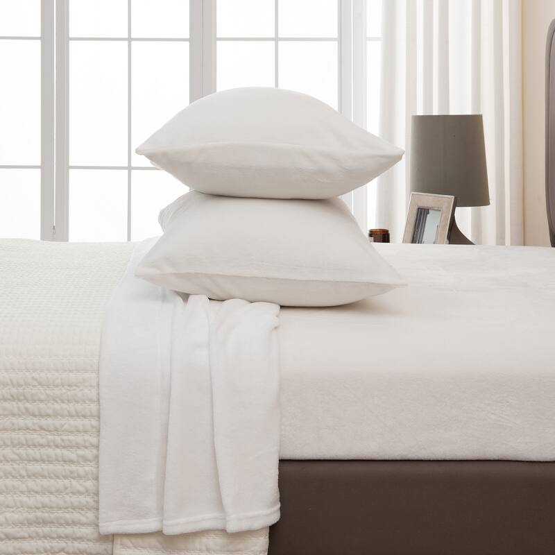 Linery & Co. Ultra Soft & Cozy Velvet Plush Fleece Printed Sheet Set