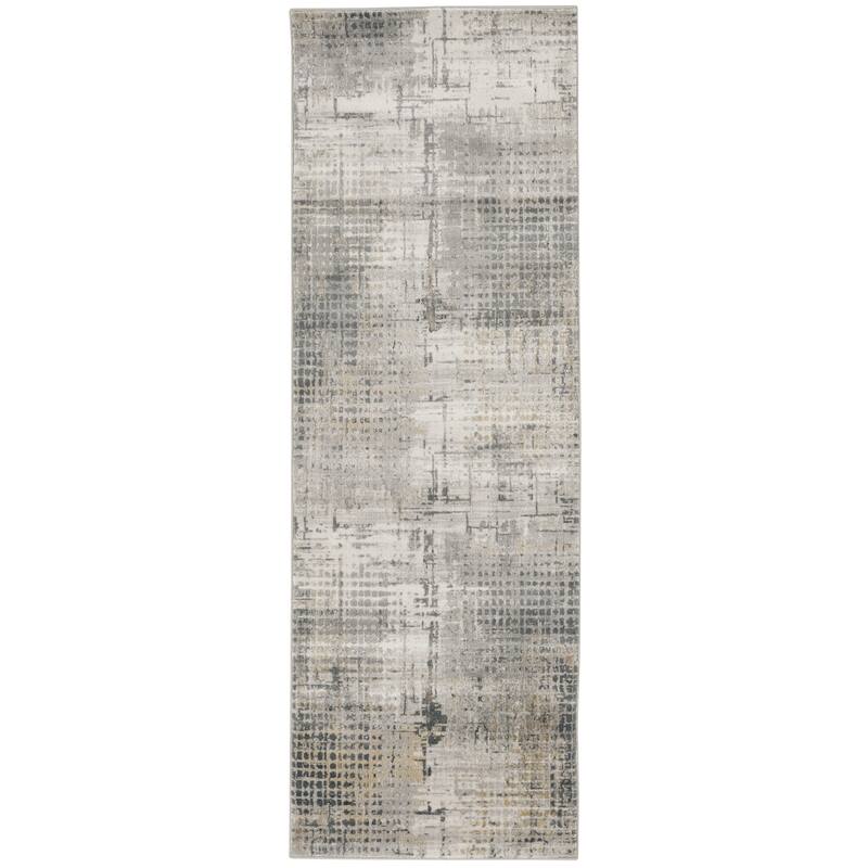 The Gray Barn Spade Industrial Honeycomb Area Rug